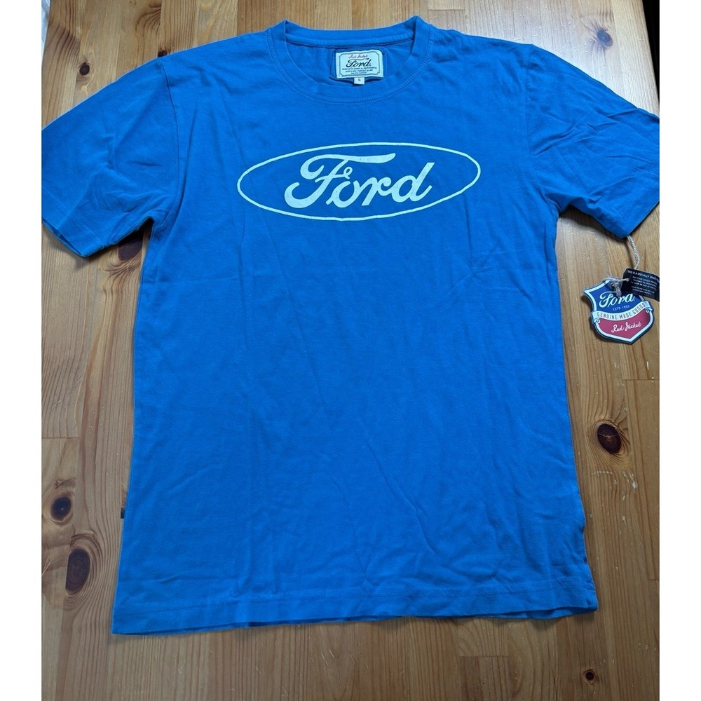 Men's Red Jacket X Ford Motor Company Short Sleeve T-Shirt Size Small